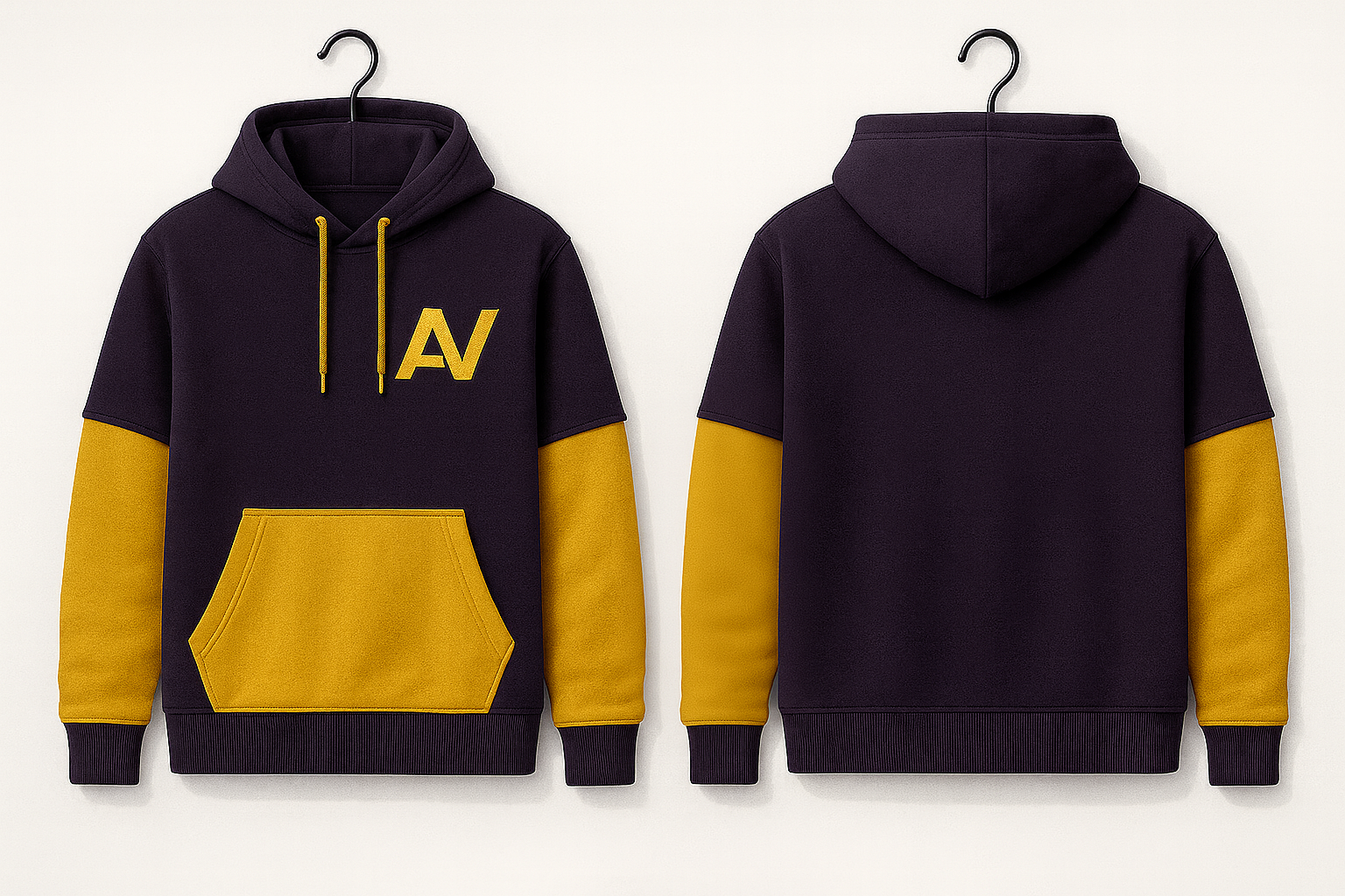 Purple Yellow Hoodie