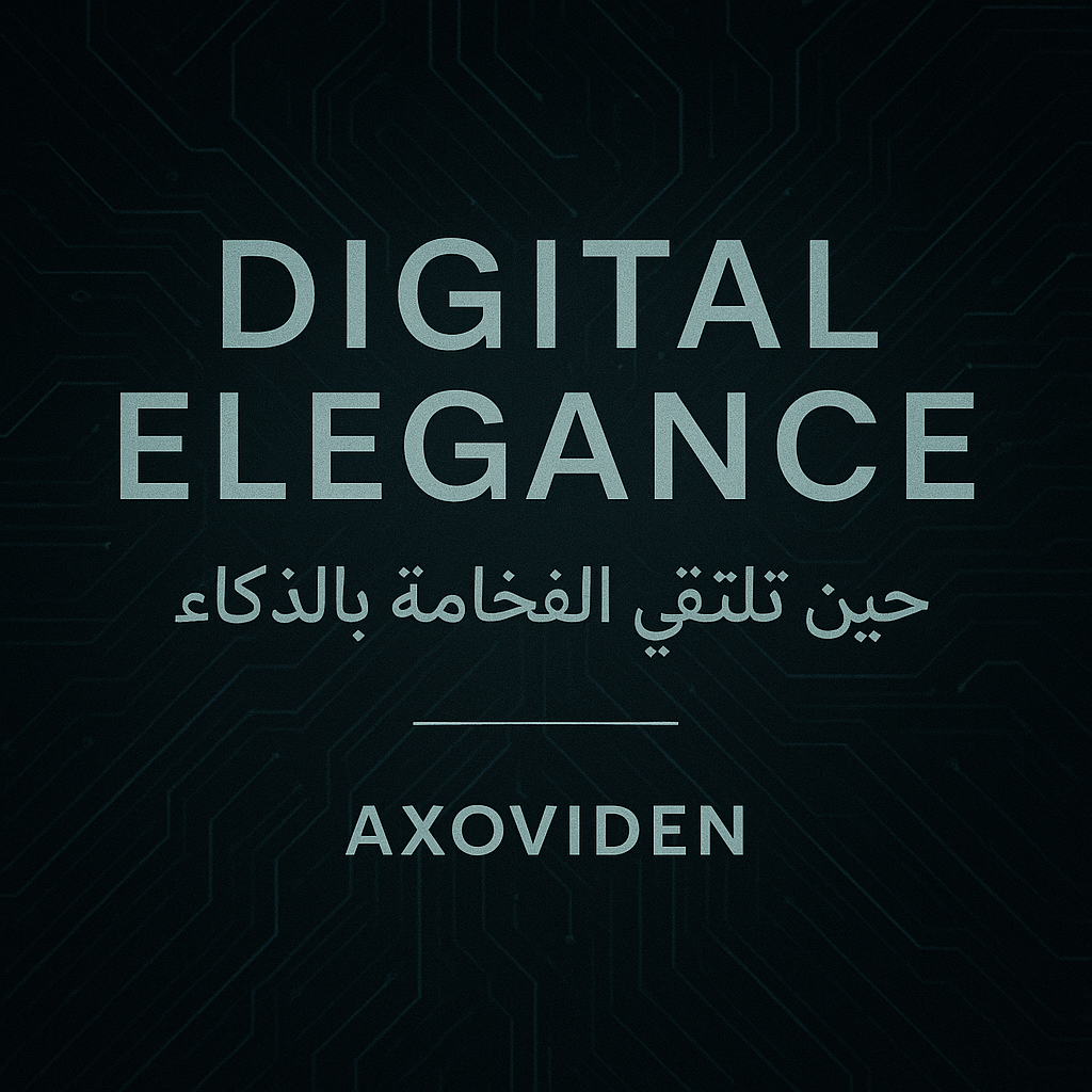 Digital Elegance – حين تلتقي الفخامة بالذكاء